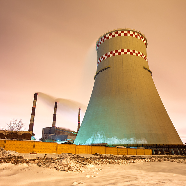 induced nuclear power plant Natural Draft Cooling Tower